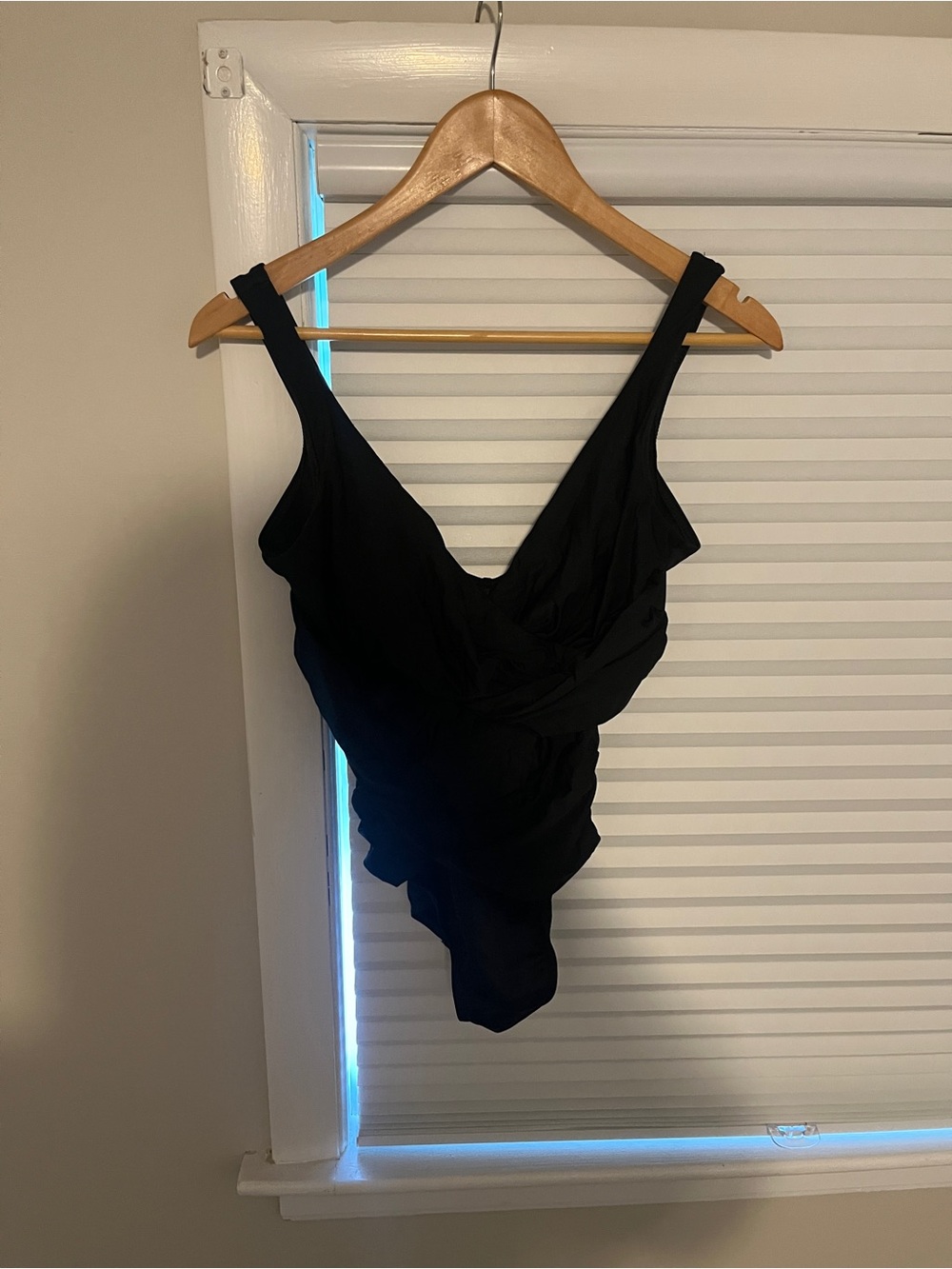 Miraclesuit Classic Black One-Piece Swimsuit Size 10